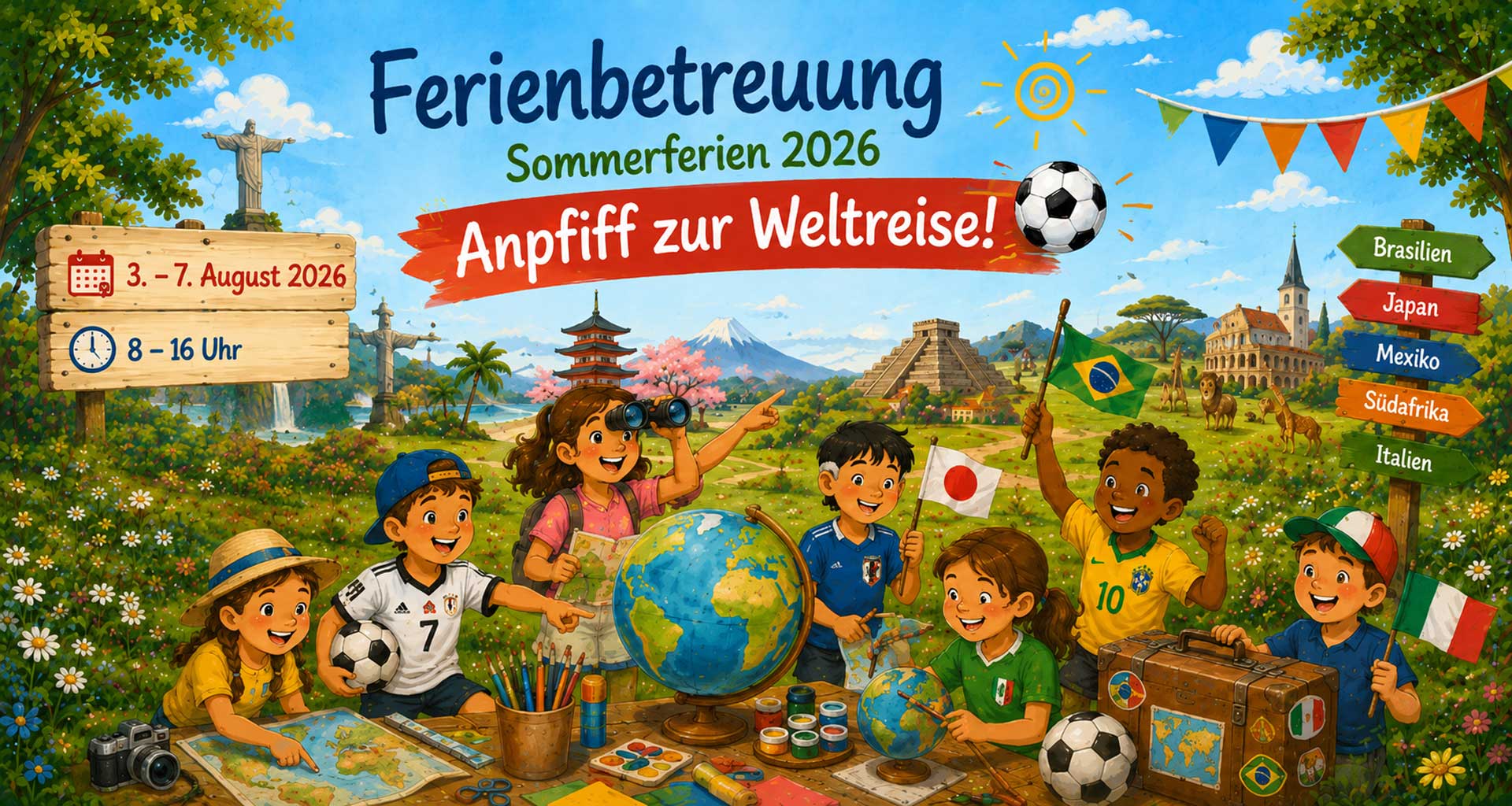 Markt Lonnerstadt - Unsere Dorfgemeinschaft - Gmeinsam mehr bewegen, Ferienbetreuung Sommer 2026