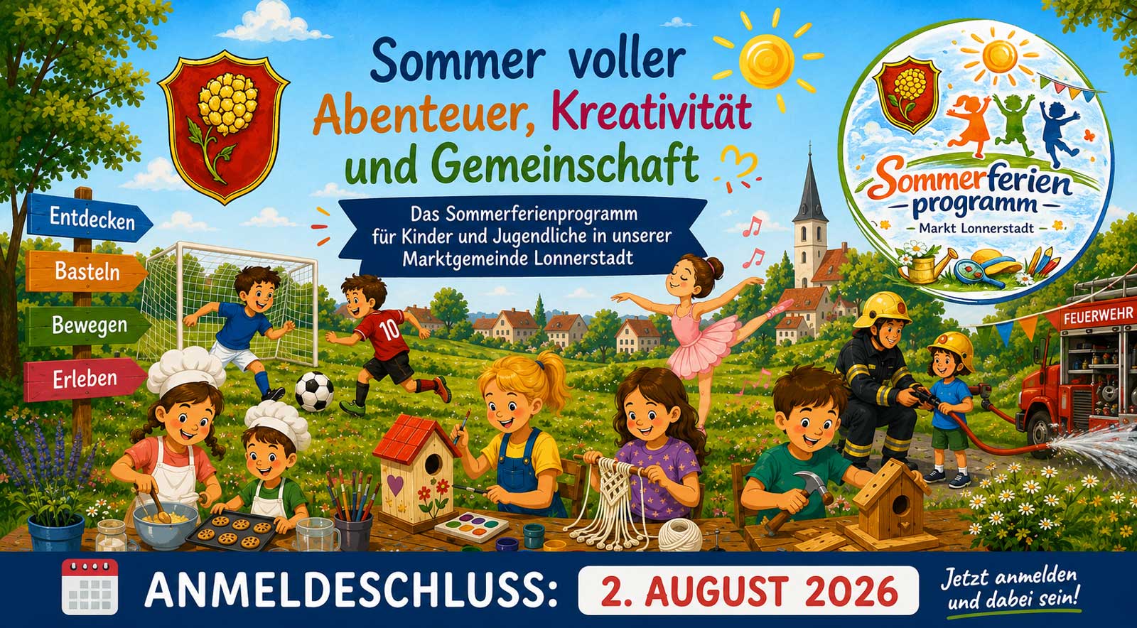 Markt Lonnerstadt Sommerferienprogramm 2026
