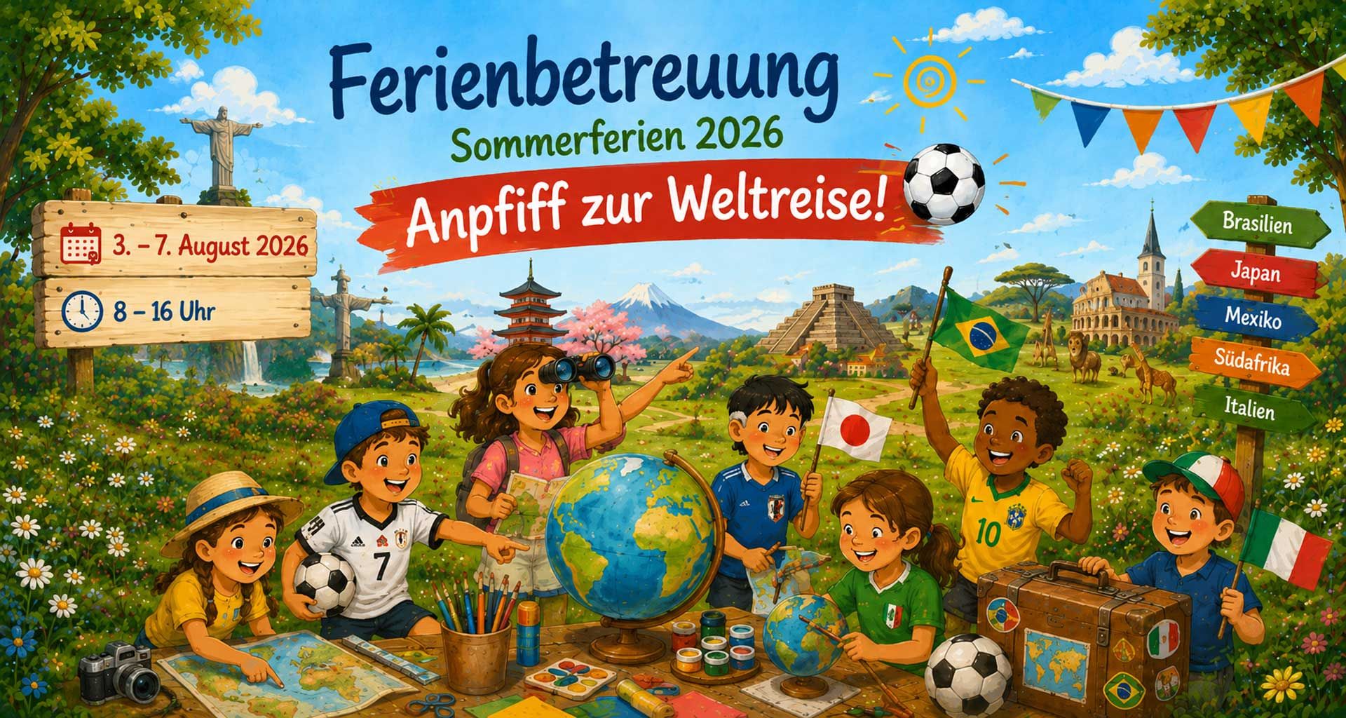Markt Lonnerstadt - Unsere Dorfgemeinschaft - Gmeinsam mehr bewegen, Ferienbetreuung Sommer 2026